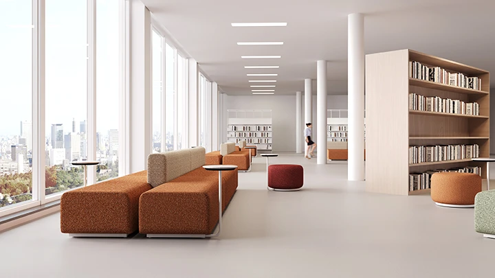 Modern Flexible Public Lounge Seating for Office Library