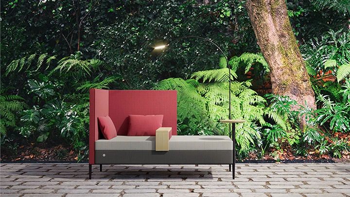Modern High Back Acoustic Modular Lounge Sofa Booth
