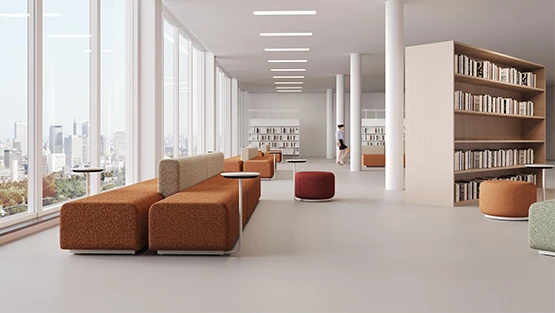 Modern Flexible Public Lounge Seating for Office Library