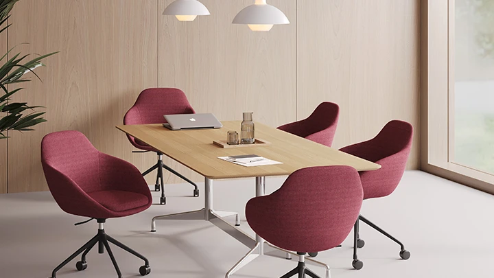 Modern Bucket Fabric Lounge Chair with Multiple Bases