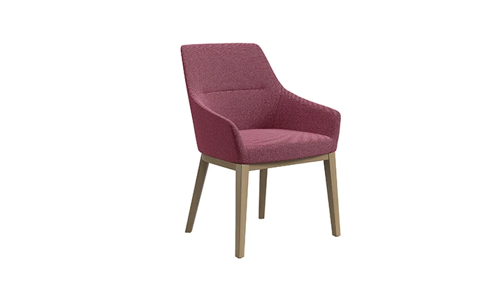 Modern Fabric Swivel Lounge Chair with Various Bases