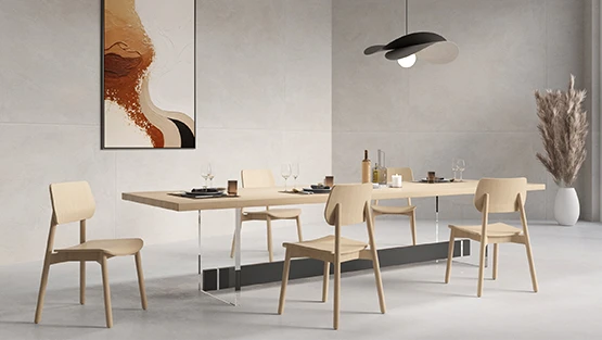 Modern Scandinavian Solid Wooden Dining Chair